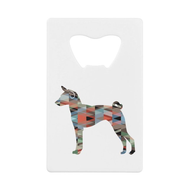 Basenji Chien race Geo Silhouette Plaid (Devant)