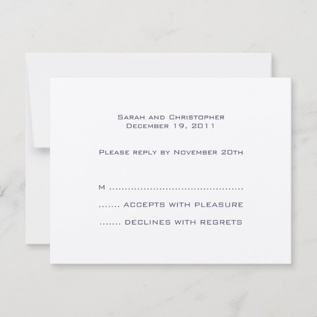 Bases :: Bleu de nuit :: Carte de réponse (Devant)