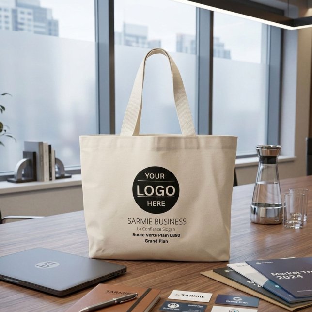 Basic Logo Custom Bag, Business or Shop Tote Bag (Créateur téléchargé)