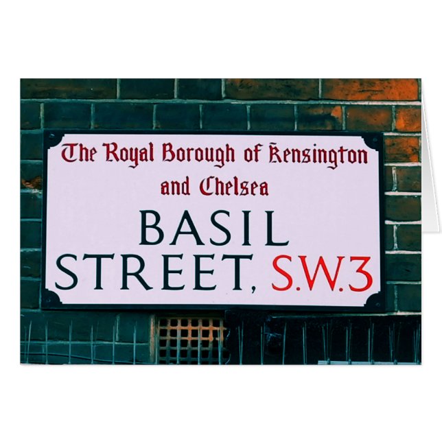 Basil Street - Kensington & Chelsea (Devant horizontal)