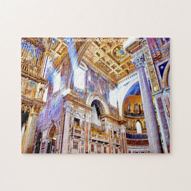 Basilique San Giovanni Rome. Puzzle (Horizontal)