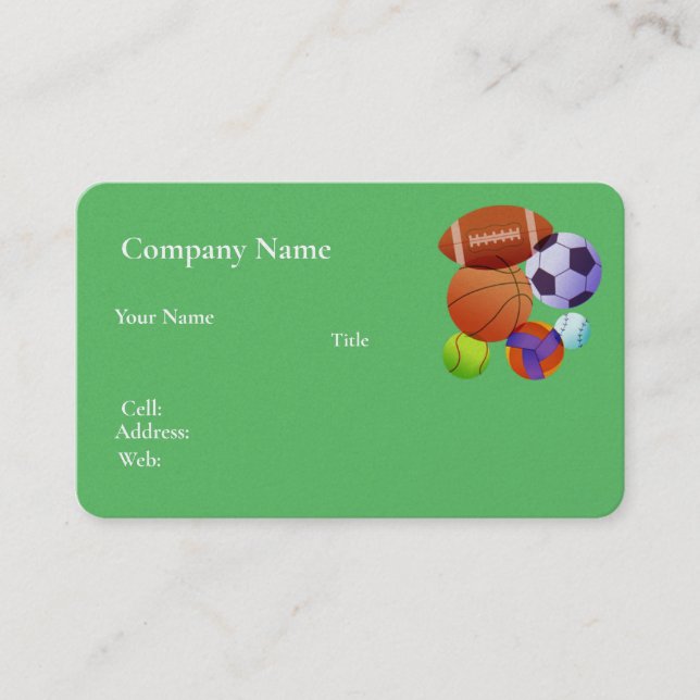 basket-ball carte de visite (Devant)