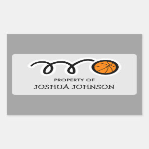 Basket-ball ce livre appartient aux autocollants é