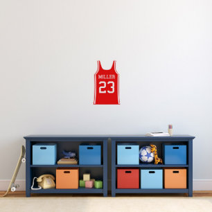 Basket-ball Cool Jersey Small Sports Wall Decal