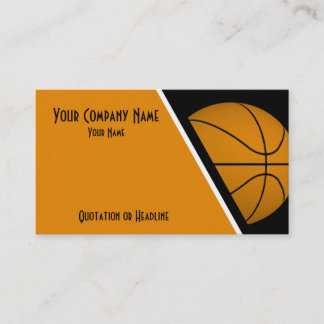 Basket-ball de cartes de visite