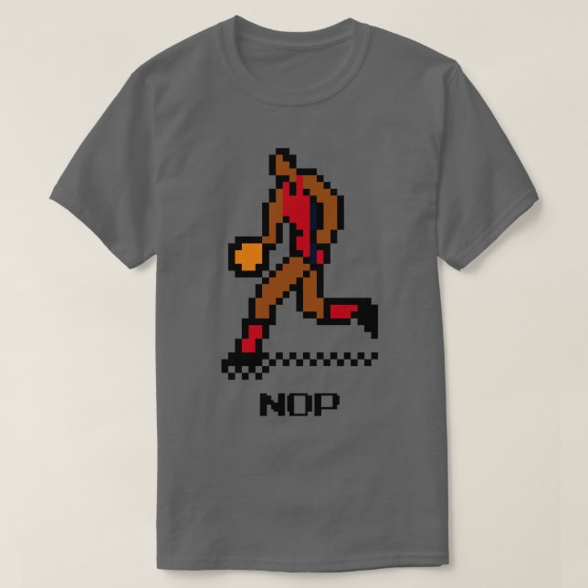 Basket-ball de la Nouvelle-Orléans 8 bits TShirt (Design devant)