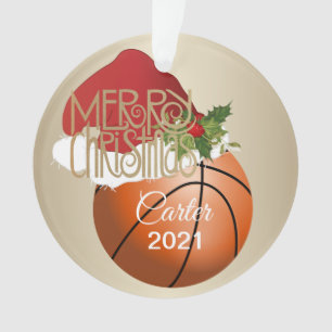Basket-ball de Santa Hat  Nom DO-IT-YOURSELF