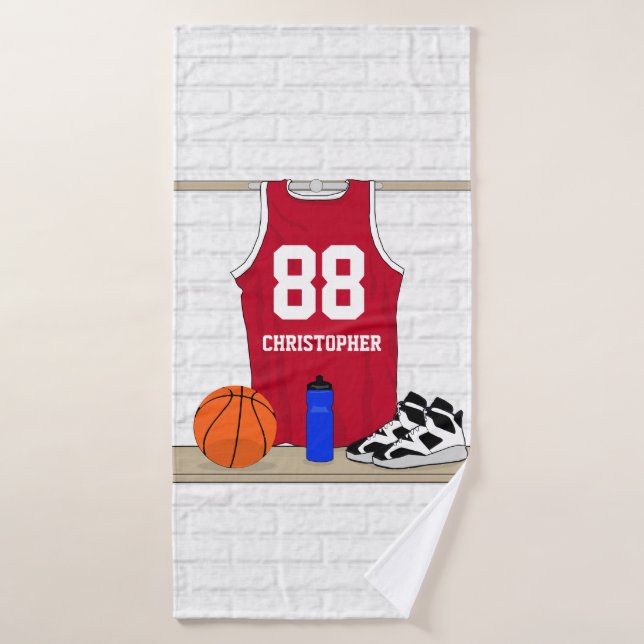 Basket-ball d'enfants (Serviette de bain)