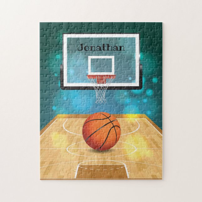 Basket-ball Design Jigsaw Puzzle (Vertical)