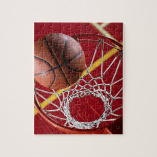 Basket-ball et puzzle photo Net