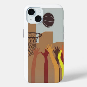 Basket-ball Jump Ball - Coque iPhone 15