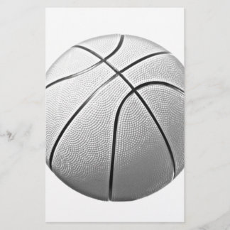 Basket-ball noir et blanc