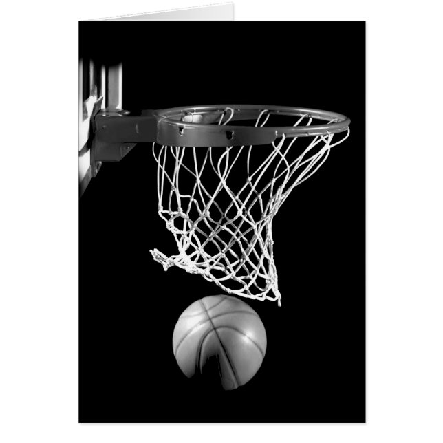 Basket-ball noir et blanc (Devant)