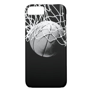 Basket-ball noir et blanc iPhone 7 Coque