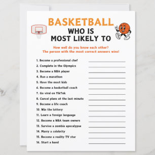 Basket-Ball Qui Est Le Plus Susceptible De Jouer