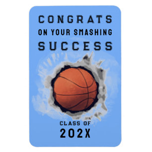Basket-ball Senior Varsity Congrats Magnet