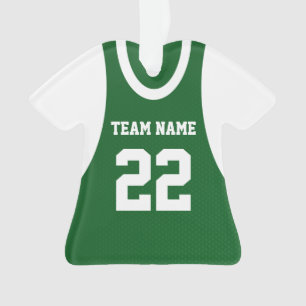 Basket-ball Sport Jersey vert avec photo