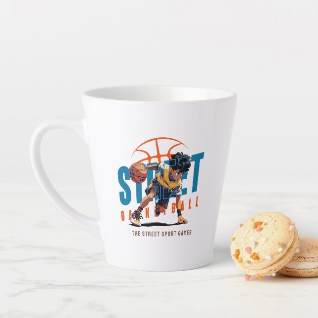 Basket de rue | Tasse latte (En situation)