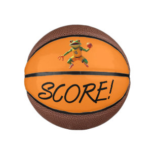 Basket Grenouille de basketball marque un mini ballon de