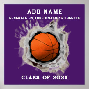 Basketball - Aînés - Graduation Congrats Poster