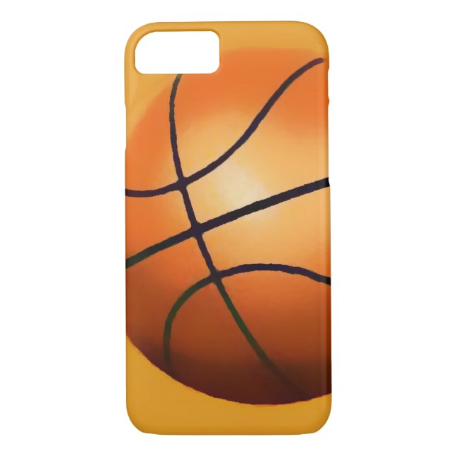 Basketball Artwork iPhone 7 Coque (Dos)