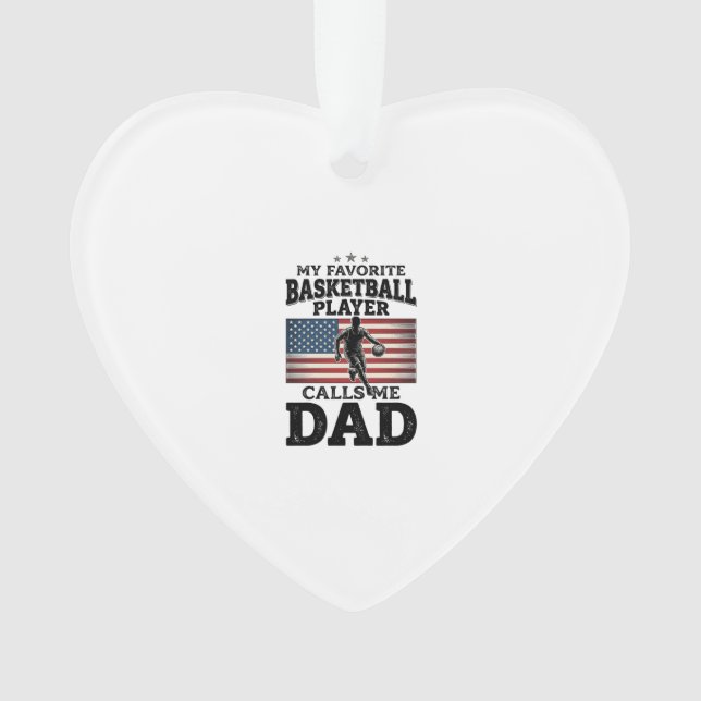 Basketball Dad Patriotic Vintage Engraving T-Shirt (devant)