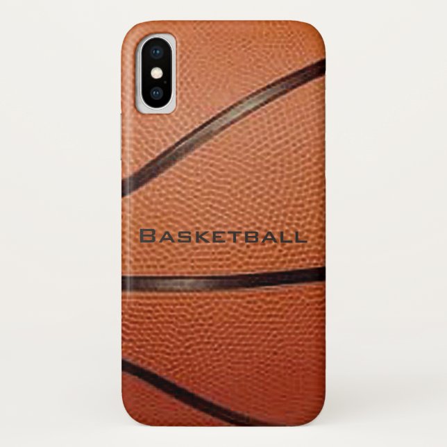Basketball Design iPhone X Coque (Dos)