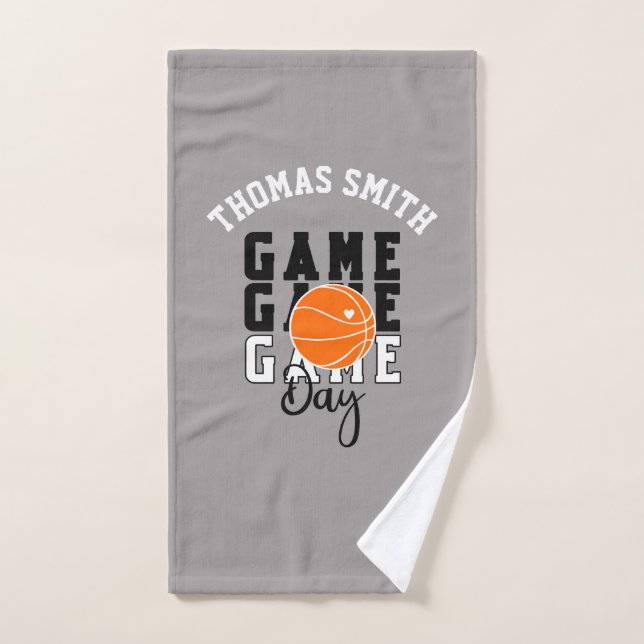 basketball entraîneur équipe serviette à main (Serviette à main)