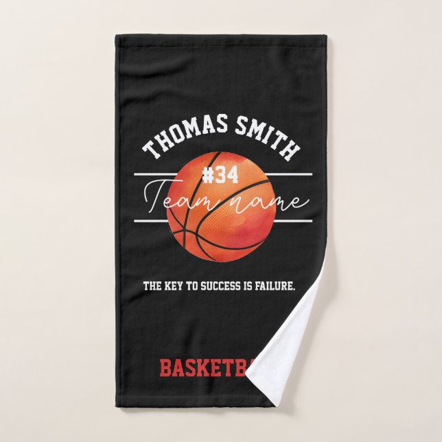 basketball entraîneur équipe serviette à main (Serviette à main)