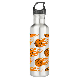 Basketball flamme Acier inoxydable bouteille d'eau