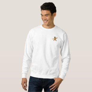 Basketball Frog homme blanc poche sweatshirt