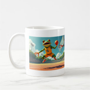 Basketball Grenouille mug deux côtés