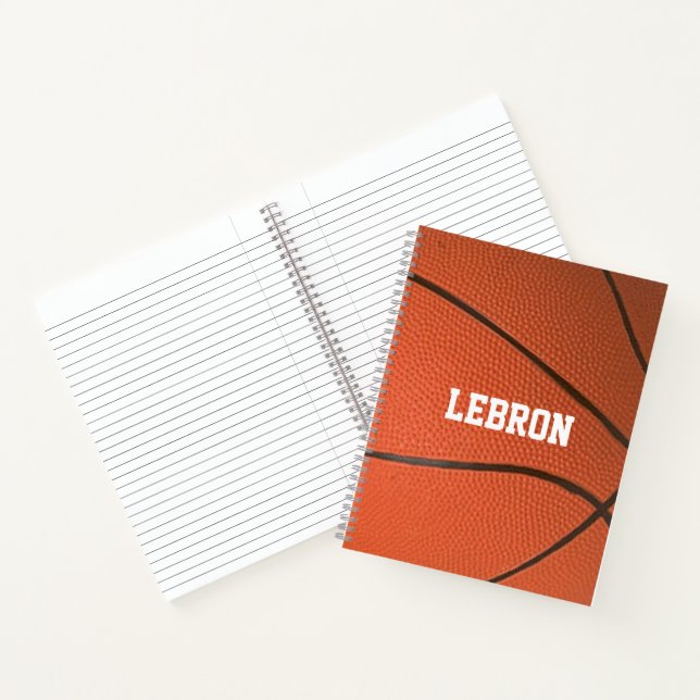 Basketball look Carnet Spiral personnalisé (Intérieur)
