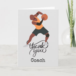 Basketball merci carte coach