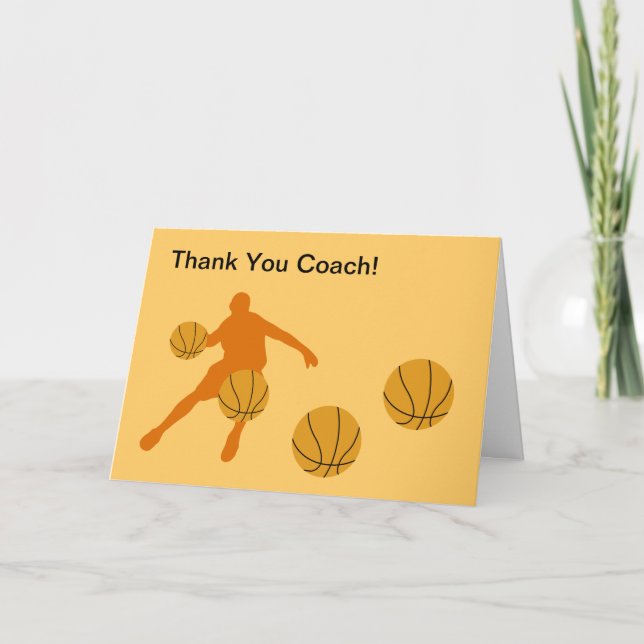 Basketball Merci Cartes (Devant)