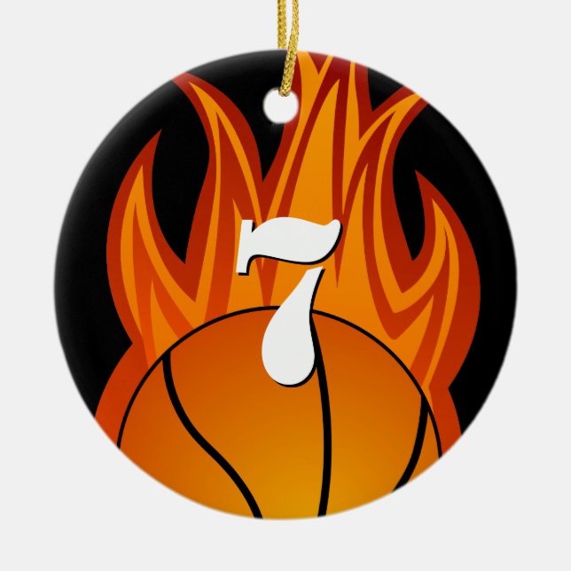 Basketball - ornement personnalisé (Devant)