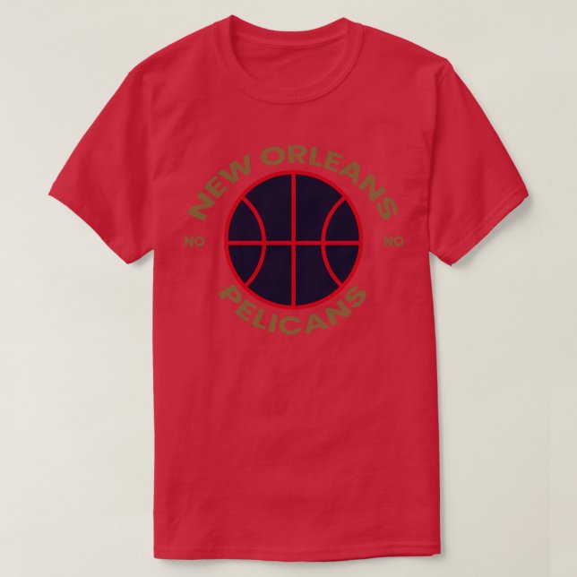basketball pas pélicans TShirt (Design devant)