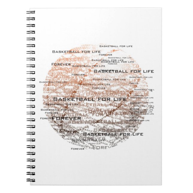 Basktetball pendant la vie, pour toujours carnet (Devant)