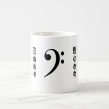 Bass Boss Bass Clef Mug