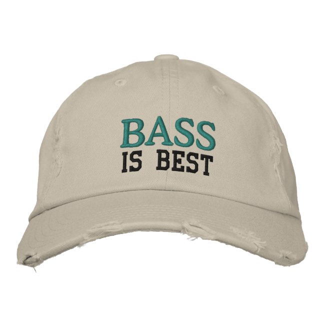 Bass est le meilleur Casquette de musique (Devant)