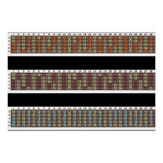 Bass Notes Poster Paper (Semi-Gloss)