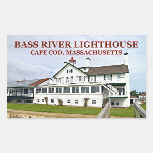 Bass River Lighthouse, Massachusetts Stickers (Devant)