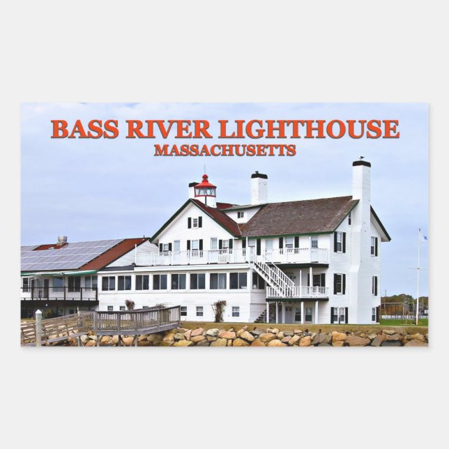 Bass River Lighthouse, Massachusetts Stickers (Devant)