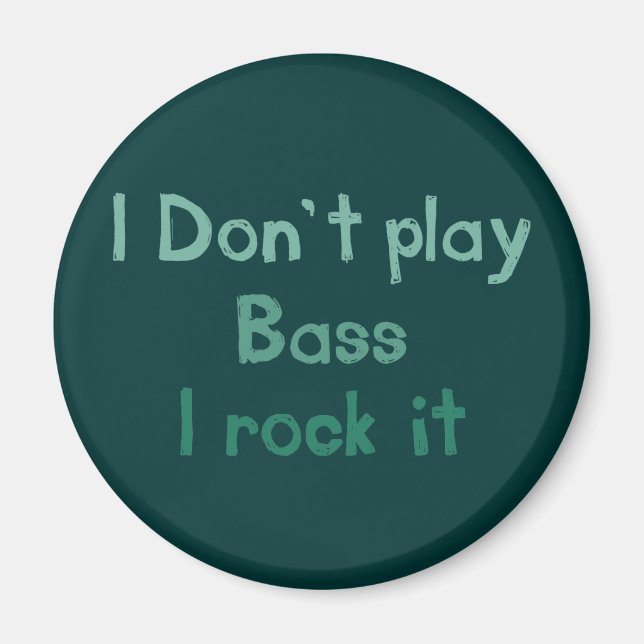 Bass Rock It Magnet (Devant)