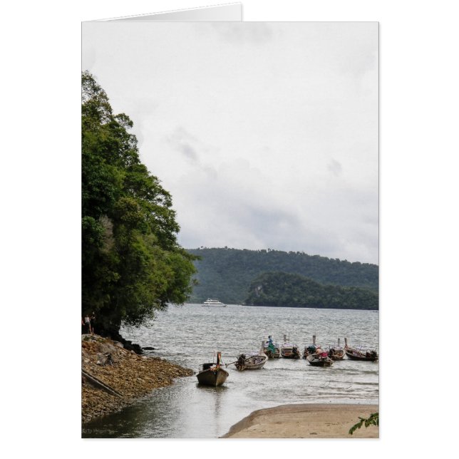 Basse circulation @ Krabi. Carte Thaïlande (Devant)