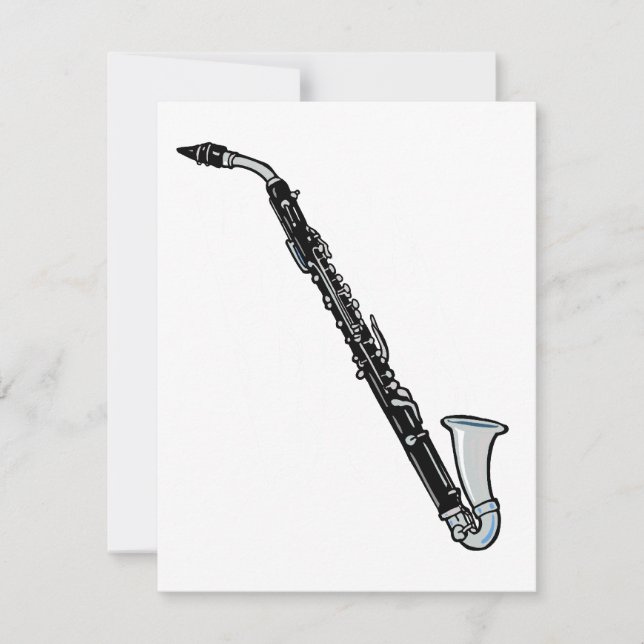 Basse Clarinet Graphisme, juste le Clarinet (Devant)