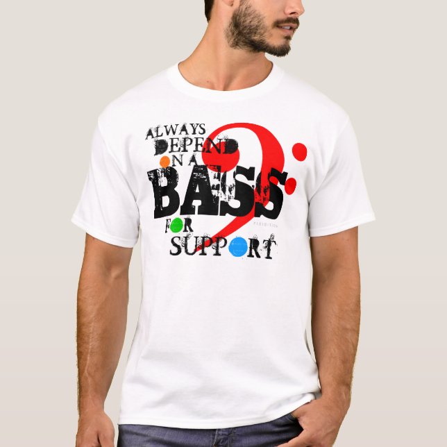 Basse de T-shirt de choeur pour la couleur de (Devant)