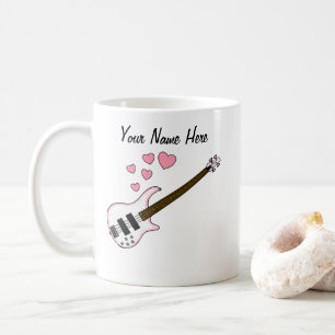 Basse Guitare Custom Wedding Mug Baid