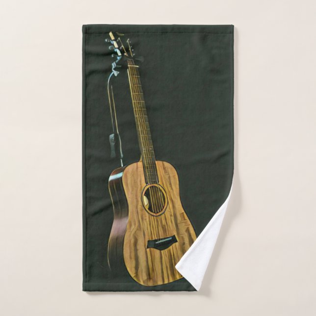 Basse guitariste cadeau (Serviette à main)