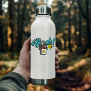 Basse Poisson ver Bait Hameçon Sticker Die-Cut